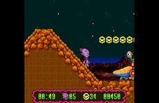 une photo d'Ã©cran de Super Widget sur Nintendo Super Nes